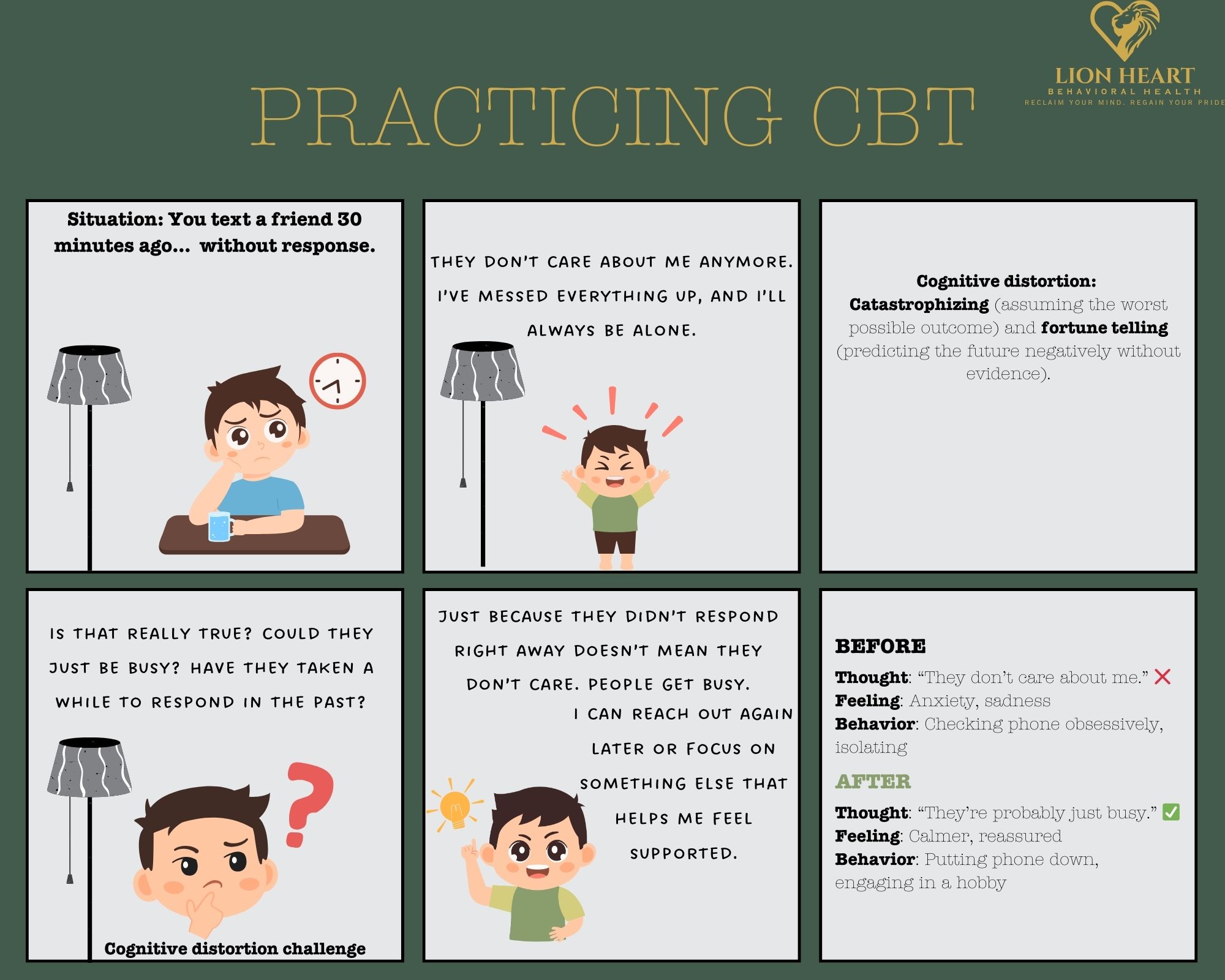 CBT Therapy in Bristol County, MA | Lion Heart