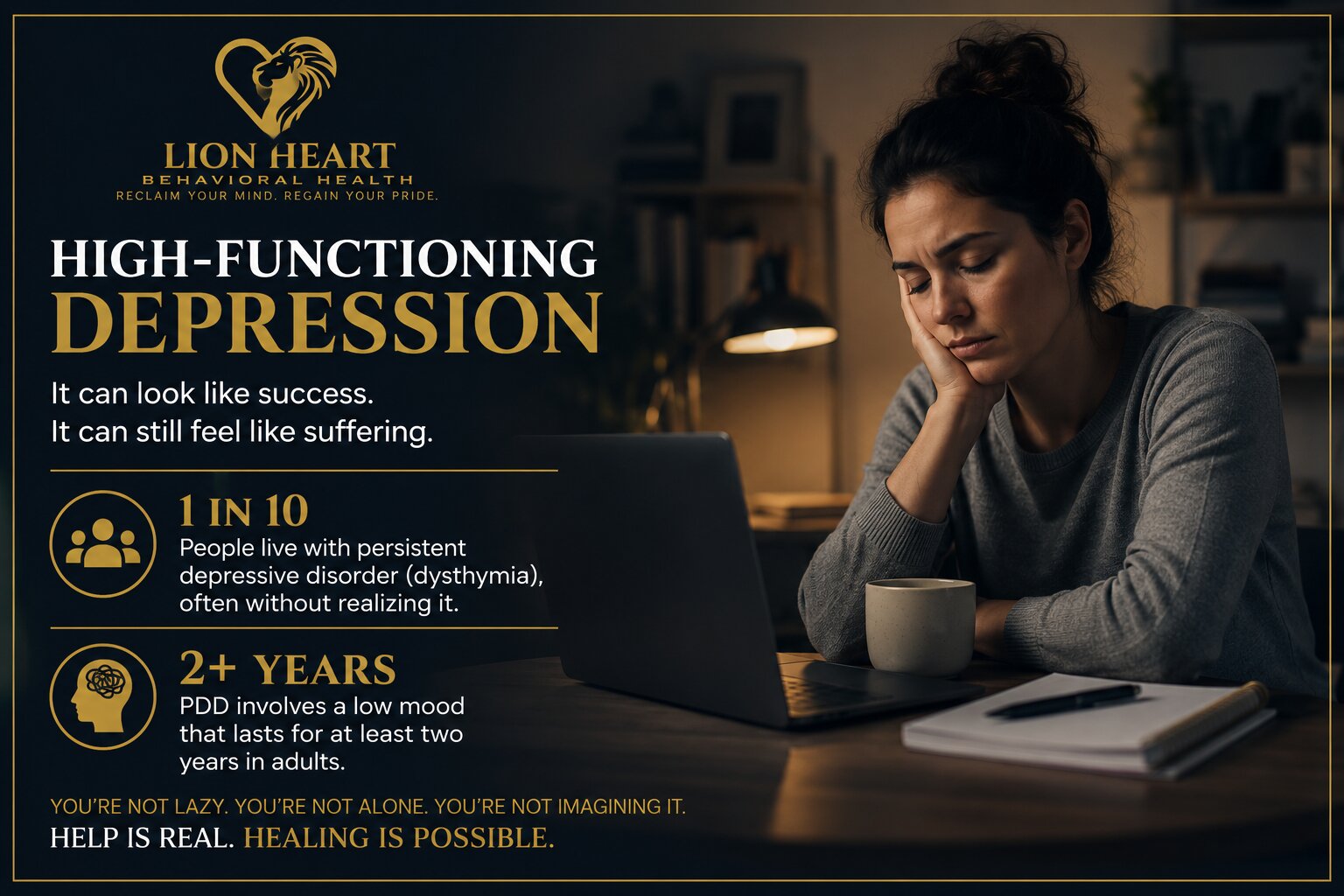 High-Functioning Depression Signs & When to Get Help